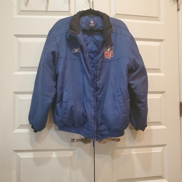 NFL‎ vintage jacket mens pleated and oversized size large limited edition - Picture 9 of 9